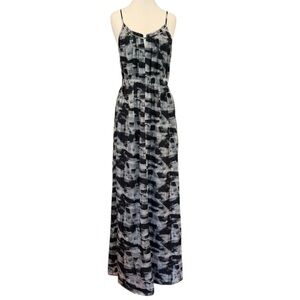Theory 100% Silk Maxi Musea Cubist Plaid Sleeveless Flowy Boho Strappy Medium
